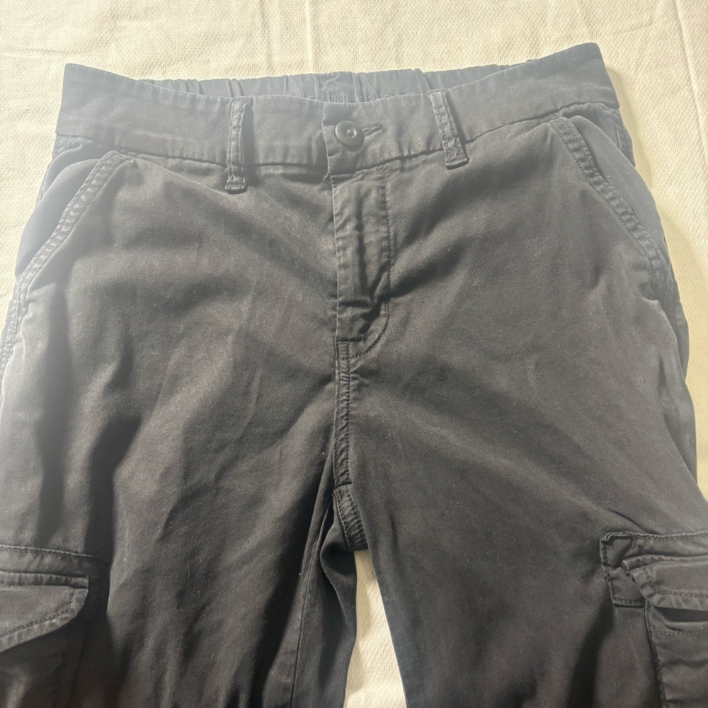 American Eagle Cargo Jogger Pants Black Utility Streetwear Women - Picture 6 of 11
